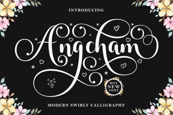 Angcham: The Majestic Handwritten Font for Campaigns