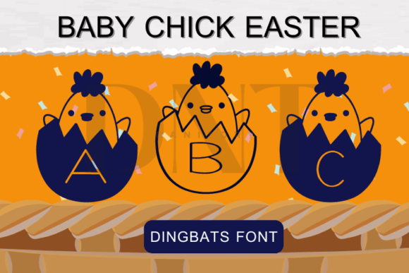 Baby Chick Easter: A Hand-Drawn Typeface for Seasonal Editorial Design