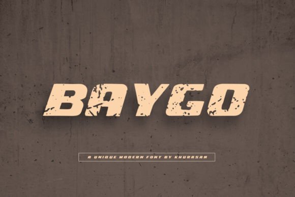 Baygo Typeface: A Bold Sans Serif for Modern Branding Projects