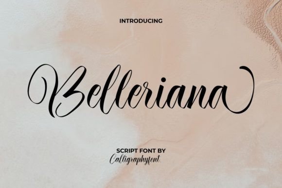 Belleriana: The Elegant Script Font for Boutique Branding