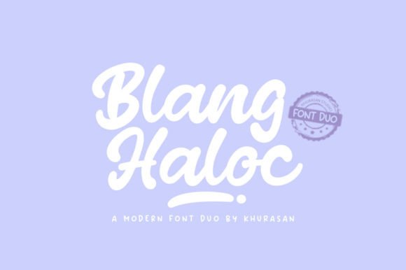 Blang Haloc Duo: The Handwritten Typeface for Memorable Branding