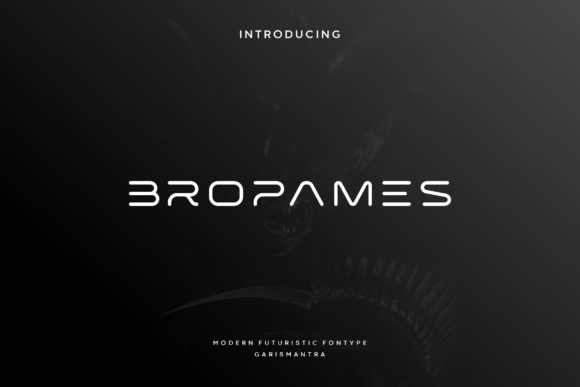 Bropames: A Futuristic Sans Serif for Tech Branding
