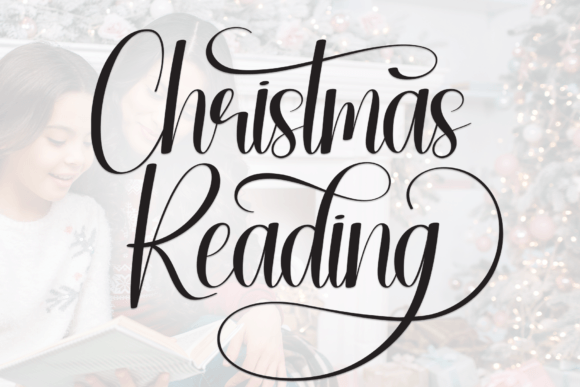 Christmas Reading Font Review and Free Download