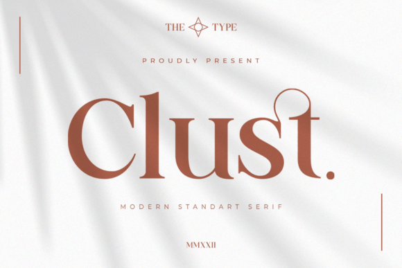 Clust: The Modern Serif for Elegant Branding