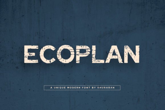 Ecoplan: The Modern Sans Serif Rough Font for Scroll-Stopping Visuals