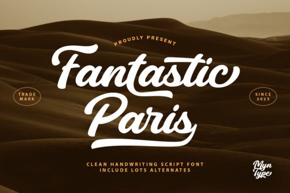 Fantastic Paris: The Perfect Handwritten Typeface for Boutique Brands