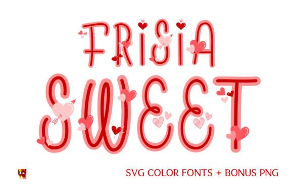 Frisia Sweet: The Premium Handwritten Color Font for Playful Campaigns