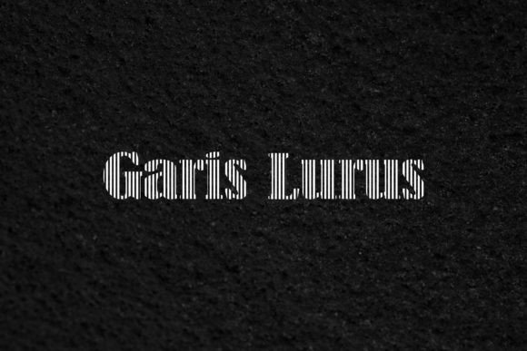 Garis Lurus Font Review for Modern Brand Identity