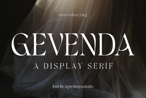 Gevenda: A Modern Classic Display Serif for Editorial Design