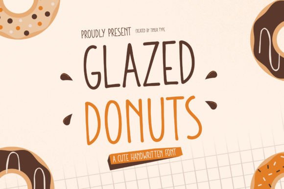 Glazed Donuts: A Sweet Handwritten Font for Editorial Design