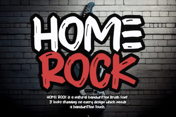 Home Rock: The Handwritten Brush Font for Modern Makers