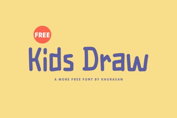 Kids Draw: The Modern Handwritten Typeface for Editorial Design