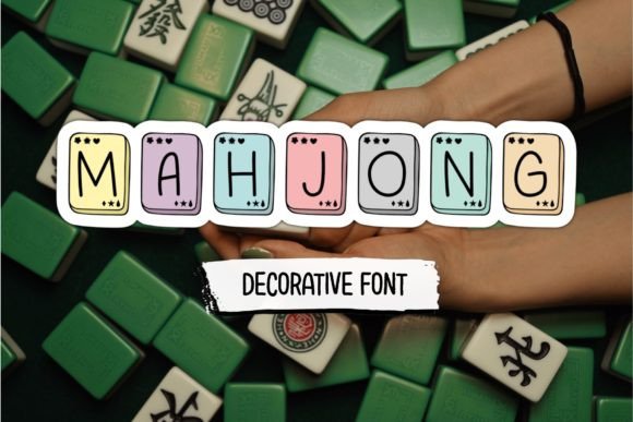 Mahjong Typeface: Elevating Editorial Design with Decorative Fonts