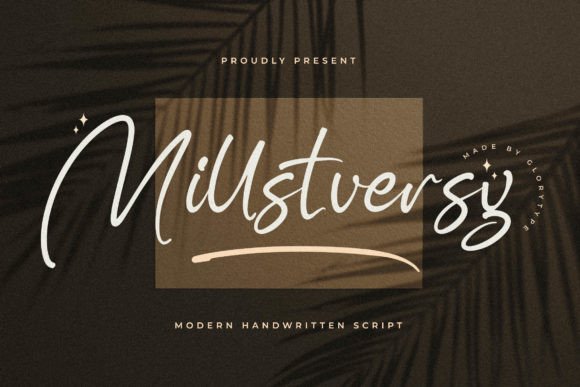 Millstversy: A Magical Script Handwritten Font for Designers