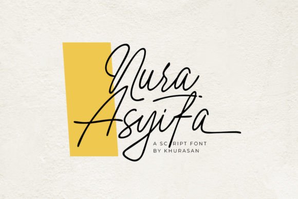 Nura Asyifa: The Modern Script Font for Elegant Branding