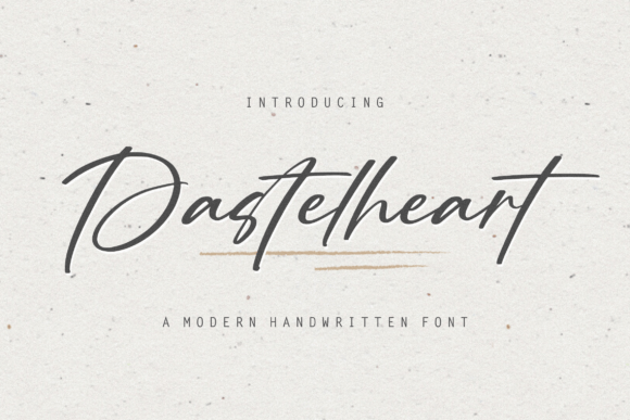 Pastelheart: The Perfect Modern Handwritten Font for Crafters