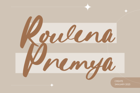Rowena Premya: The Exquisite Script Handwritten Font Redefining Elegance