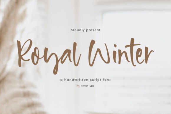 Royal Winter: The Elegant Script Typeface for Premium Editorial Design