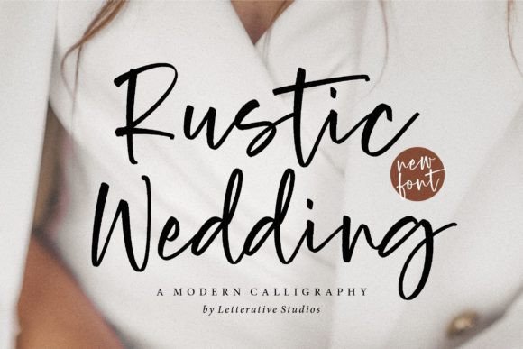 Rustic Wedding Typeface: A Modern Calligraphy Solution for Branding