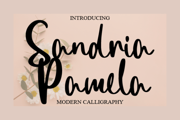 Sandria Pamela: An Elegant Script Font for Editorial Design