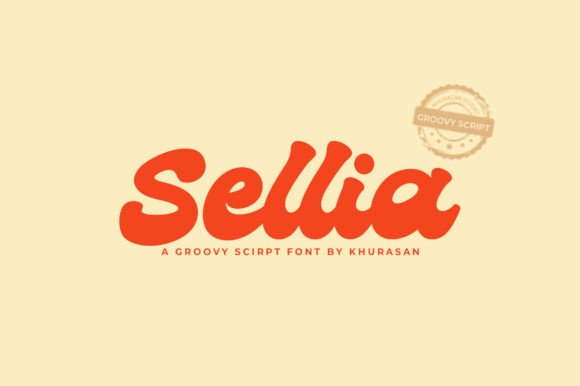 Sellia: A Groovy Script Typeface for Modern Editorial Design