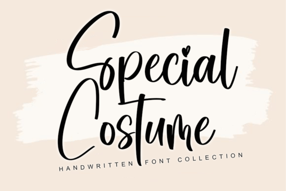 Special Costume: A Handwritten Font for Editorial Elegance
