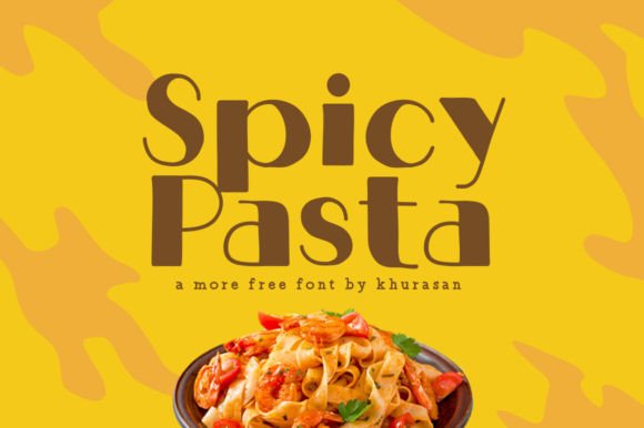 Spicy Pasta: The Modern Sans Serif Display Font for Bold Campaigns