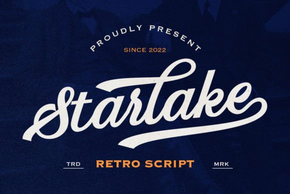 Starlake - Retro Script: Elevate Your Handmade Brand Identity