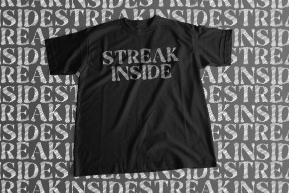 Streak Inside: The Modern Script Font for Handmade Creators