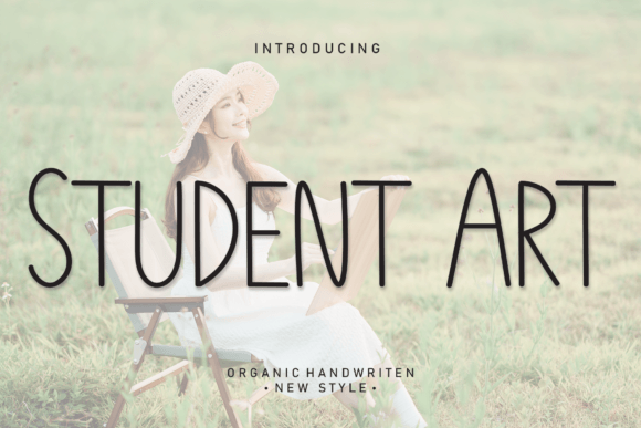 Student Art: The Perfect Handwritten Font for Digital Branding