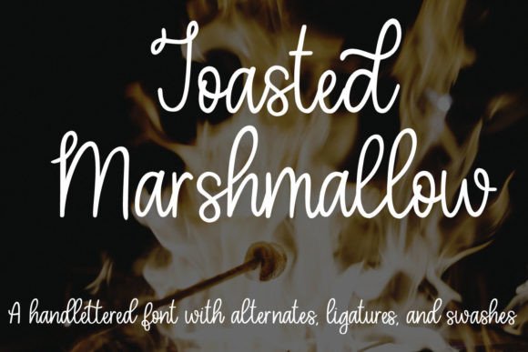 Toasted Marshmallow: A Hand-Lettered Script Font for Warm Brand Identities
