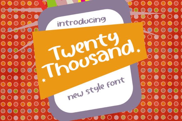 Twenty Thousand: A Beautiful Script Handwritten Font for Editorial Design