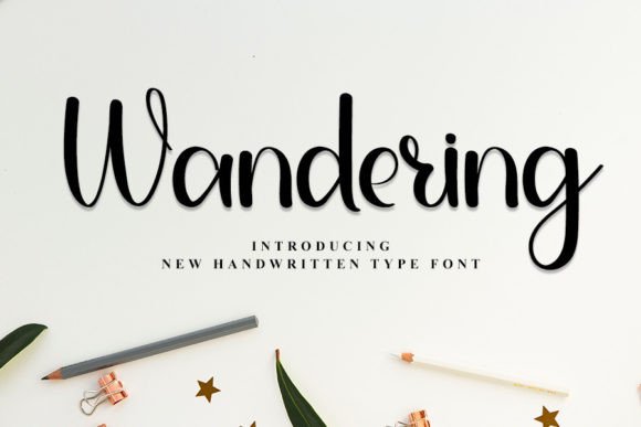 Wandering: The Elegant Handwritten Font for Campaigns