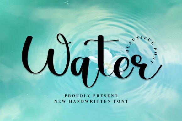 Water: A Timeless Handwritten Typeface for Editorial Design